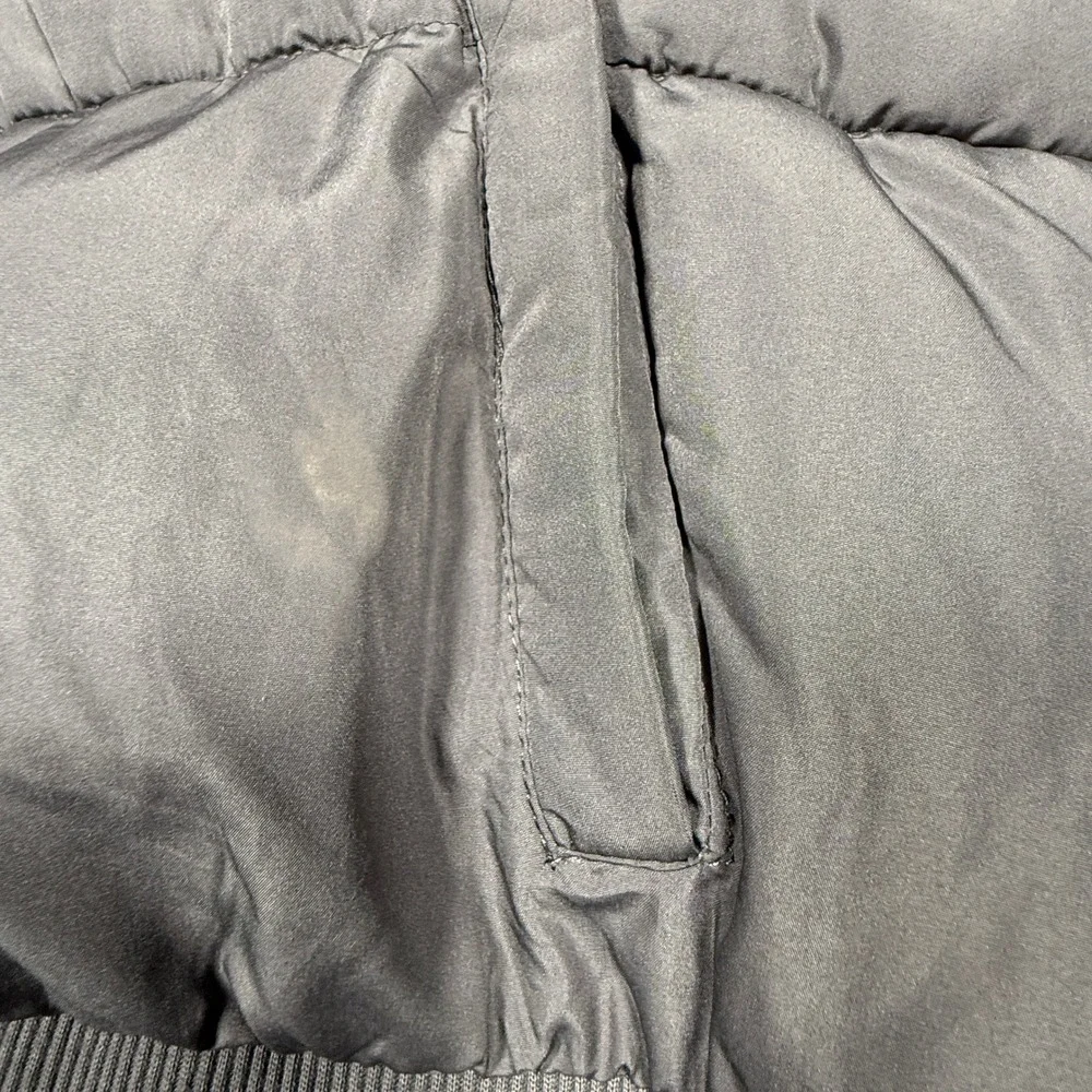 Madden Girl Kids Puffer Vest Gray Full Zip Quilted Sleeveless Jacket Large